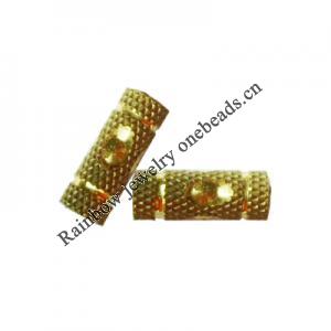 Brass Tubes, Pb-free, 9x3mm, Sold by Bag