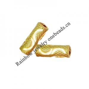 Brass Tubes, Pb-free, 9x3mm, Sold by Bag