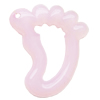 Imitate Jade Acrylic Pendant, Foot, 49x42mm, Hole: Approx 3mm，Sold by Bag 