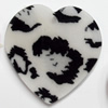 Acrylic Pendants, Heart, 32x34mm, Hole:1mm, Sold by Bag