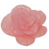 Resin Cabochons, NO Hole Headwear & Costume Accessory, Flower, About 31mm in diameter, Sold by Bag