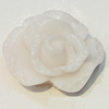 Resin Cabochons, NO Hole Headwear & Costume Accessory, Flower, About 31mm in diameter, Sold by Bag