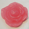 Resin Cabochons, NO Hole Headwear & Costume Accessory, Flower, About 32mm in diameter, Sold by Bag