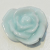 Resin Cabochons, NO Hole Headwear & Costume Accessory, Flower, About 24mm in diameter, Sold by Bag