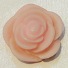 Resin Cabochons, NO Hole Headwear & Costume Accessory, Flower, About 21mm in diameter, Sold by Bag