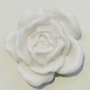 Resin Cabochons, NO Hole Headwear & Costume Accessory, Flower, About 37mm in diameter, Sold by Bag