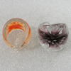 Lampwork Glass Rings Mix Color, Ring size:17-19mm, Sold by Box