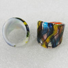 Lampwork Glass Rings Mix Color, Ring size:17-19mm, Sold by Box