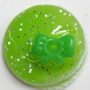 Resin Cabochons, No Hole Headwear & Costume Accessory, Round, The other side is Flat 12mm, Sold by Bag