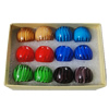 Lampwork Glass Rings Mix Color, Ring size:17-19mm, Sold by Box