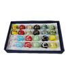 Lampwork Glass Rings Mix Color, Ring size:17-19mm, Sold by Box