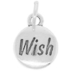 Zinc Alloy Message Pendant, Nickel-free and Lead-free, The Charm with Both Side Word, Flat Round, 11x15mm, Sold by PC