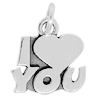Zinc Alloy Message Pendant, Nickel-free and Lead-free, Valentines Day Charm, 15x15mm, Sold by PC