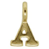 Zinc Alloy Alphabet Pendant, Platina Plated, Nickel-free and Lead-free, Alphabet Charm A-Z, Approx 8x5mm,Sold by PC