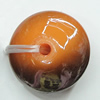 Acrylic Beads Plated AB, Flat Round 14mm Hole:2mm, Sold by Bag