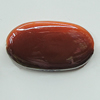 Acrylic Beads Plated AB, Flat Oval 29x16mm Hole:1.5mm, Sold by Bag
