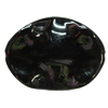Acrylic Beads Plated AB, Twist Flat Oval 34x26mm Hole:2mm, Sold by Bag