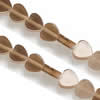 Cat's Eye jewelry Beads, Flat Heart, 8x8mm Length:16-inch, Sold by Strand