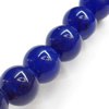 Natural Gemstone Beads, Round 4mm Hole:About 1-1.5mm, Sold per 16-inch Strand