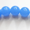 Natural Gemstone Beads, Round 4mm Hole:About 1-1.5mm, Sold per 16-inch Strand