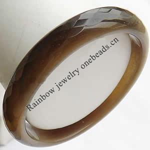 Cats Eye Bracelet, Faceted Donut, Width:10mm, Girth:Approx 60mm, Inner Diameter:7.5 Inch, Sold by PC