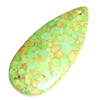 Turquoise Stone Pendant,Teardrop, 25x54mm, Sold by PC