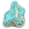 Turquoise Stone Pendant,29x33mm, Sold by PC