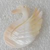 Carved Shell Pendant, Animal 23x30mm Hole:1mm, Sold by PC