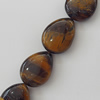 Gemstone Beads Strands, Tiger Eye Teardrop 20x15mm Hole:1.5mm, Sold per 16-inch strand