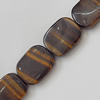 Gemstone Beads Strands, Tiger Eye 21x16mm Hole:1mm, Sold per 16-inch strand