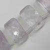 Bead,Amethyst(natural), Facetd Rectangle 18x10mm Hole:1.5mm, Sold per 16-inch strand