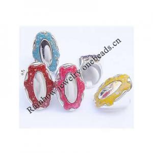 Acrylic Finger Ring, mixed color & size, Oval, 8-10.5#, 25x41x10mm, Hole:Approx 18-20mm, Sold by Bag