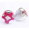 Acrylic Finger Ring, mixed color & size, Round, 8-10.5#, 30x30x10mm, Hole:Approx 18-20mm, Sold by Bag