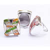 Acrylic Finger Ring, mixed color & size, Square, 8-10.5#, 27x27x12mm, Hole:Approx 18-20mm, Sold by Bag