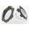 Acrylic Finger Ring,Oval, 8#, 41x26mm,  Hole:Approx 18mm, Sold by PC