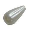 Imitation Pearl Acrylic beads, Teardrop, 14x8mm, Hole:2mm, Sold by Bag