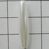 Imitation Pearl Acrylic beads, Oval, 27x6mm, Hole:2mm, Sold by Bag