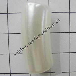 Imitation Pearl Acrylic beads, 31x13mm, Hole:2mm, Sold by Bag