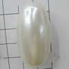 Imitation Pearl Acrylic beads, Oval, 40x21mm, Hole:3.5mm, Sold by Bag