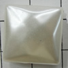 Imitation Pearl Acrylic beads, Square, 18mm, Hole:2mm, Sold by Bag