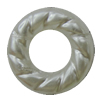 Imitation Pearl Acrylic Connector, Donut, 19mm, Sold by Bag