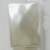Imitation Pearl Acrylic beads, Rectangle, 18x13mm, Hole:1.5mm, Sold by Bag