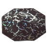 Spray-Painted Acrylic beads, Faceted Polygon, 33x24mm, Hole:Approx 2mm, Sold by Bag