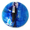 Capiz Shell Pendant, Printing, Flat round, 60x60x2mm, Hole:Approx 2.5mm, Sold by PC