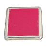 CCB Plastic Beads With Enamel, Square 23mm Hole:2mm, Sold by Bag