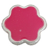 CCB Plastic Beads With Enamel, Flower 26mm Hole:2mm, Sold by Bag