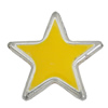CCB Plastic Beads With Enamel, Star 30mm Hole:2mm, Sold by Bag