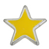 CCB Plastic Beads With Enamel, Star 24mm Hole:1.5mm, Sold by Bag