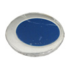 CCB Plastic Beads With Enamel, Flat Oval 24x20mm Hole:1.5mm, Sold by Bag