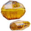 Imitate Amber Beads,Faceted Nugget, 25x20x11mm, Hole:Approx 1mm, Sold by KG